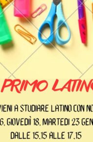Vieni a studiare latino con noi